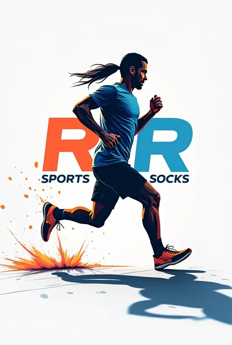 Create a logo for my online store with the name RR SPORTS SOCKS
