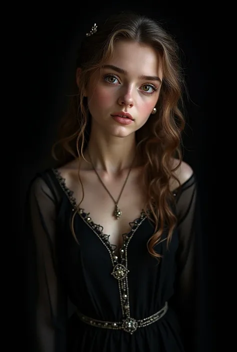 Photorealism、(black background!!!!!), Highest quality、Ultra-high resolution、The most beautiful!!!! gorgeous!!!!!!!! lord of the rings young!!!!!  arwen、(very extremely!!!!!! beautiful!!!!!!! highly detailed  young face). (tiny!!!! flat!!!! chest). (Translu...