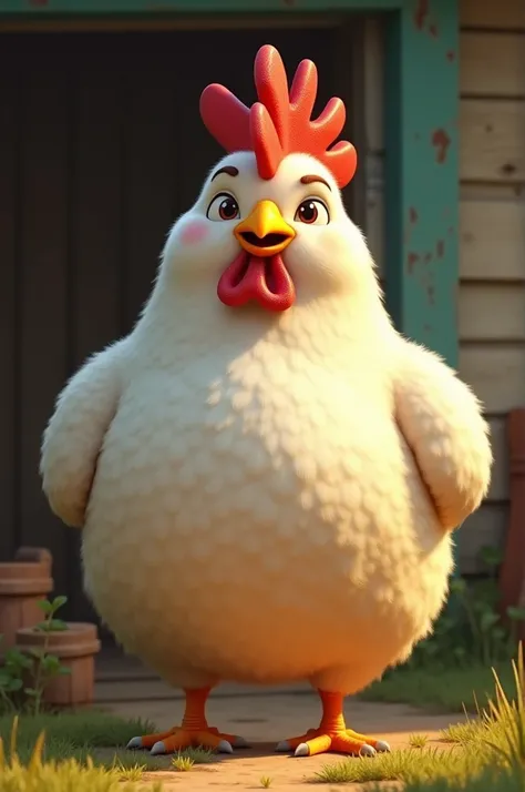 A big fat hen