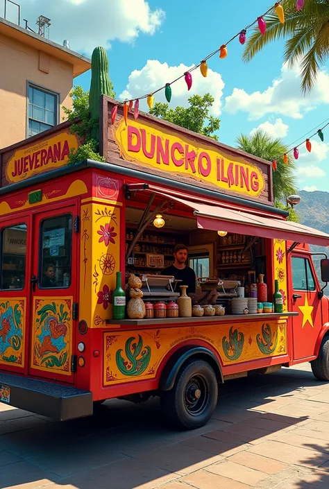 Mexican themed food truck 