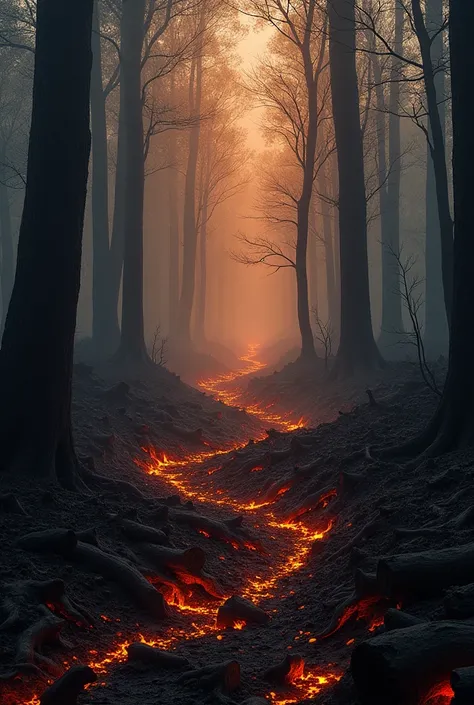 In the ashes of the forest fire there was a rhythm, an order the fire despite its fury was not an absolute destroyer