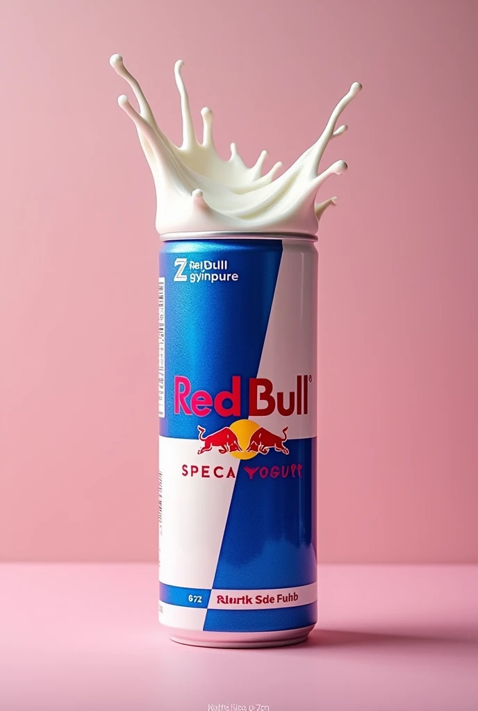 UN PRODUCTO, YOGURT MAS RED BULL
 QUE SE VEA QUE ES MAS YOGURT
