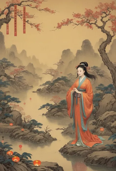 Mid-Autumn Festival, by Tang Yin.
(best quality, masterpiece), very aesthetic, perfect composition, intricate details, ultra-detailed, vivid colors