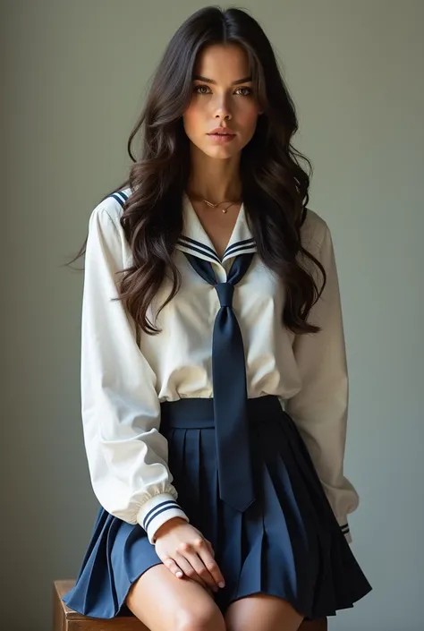 Liv Tyler as a schoolgirl, pleated_skirt, thigh_socks