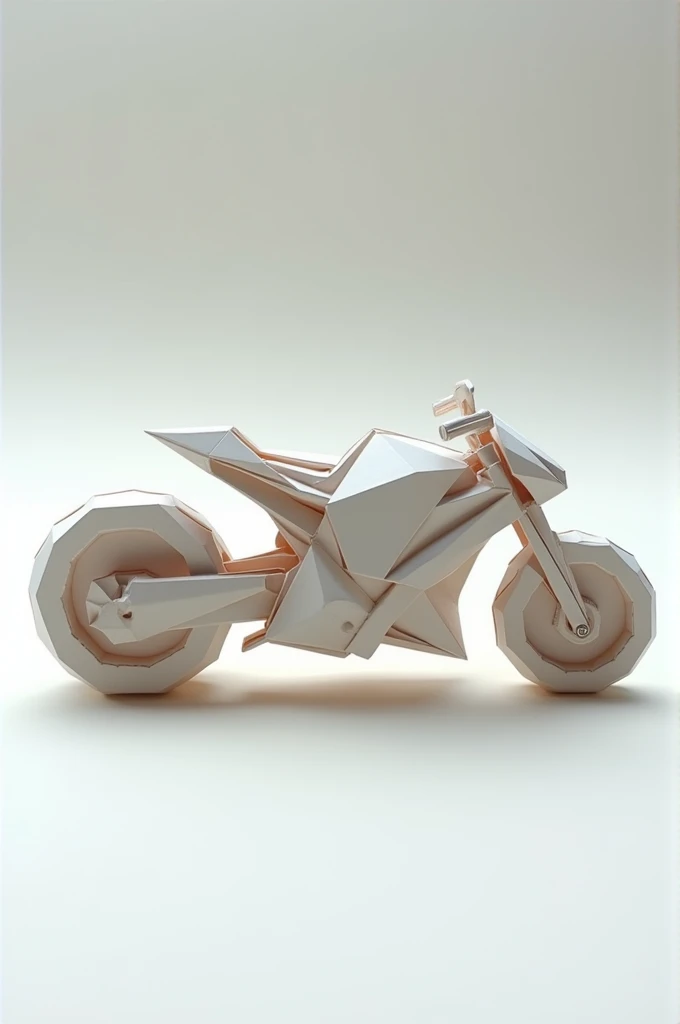 Paper motorcycle drawing 