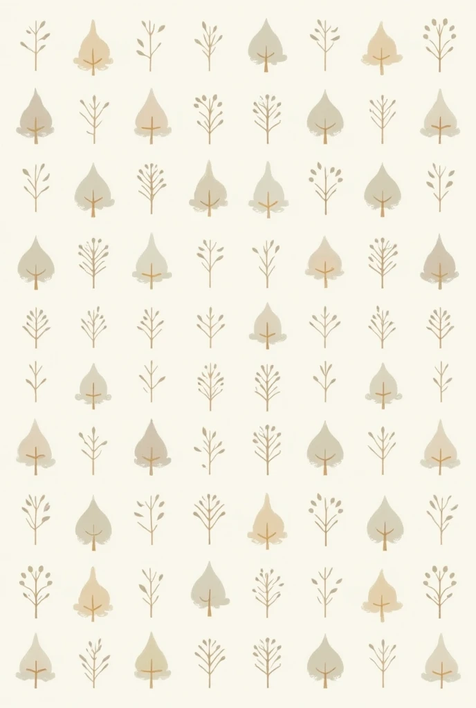 Boho Abstract Araucaria Pattern
Minimalist Araucaria Repeat Design