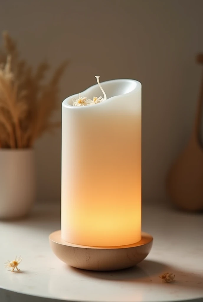 a product with a stand holding up a candle x soap x insect repellent combined!!!! NO LIKE, MAKE IT UP!!! Im trying to make a business idea! Its Basically to use the candle jelly soap, you have to light it first then wait for it to melt, then if it cools do...