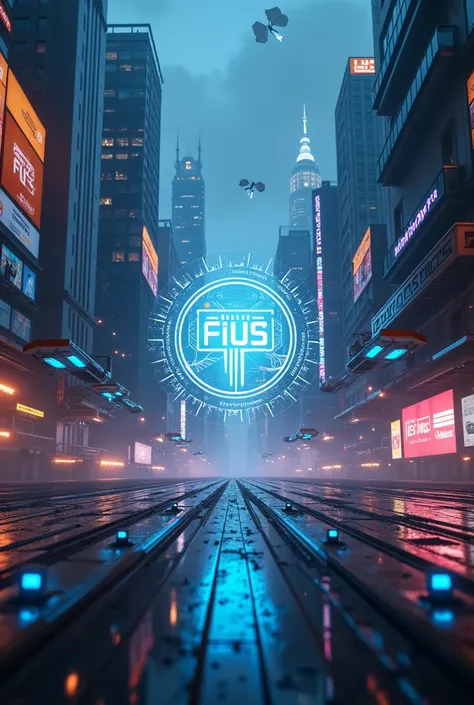 Something creative and futuristic with the name Fius Brands