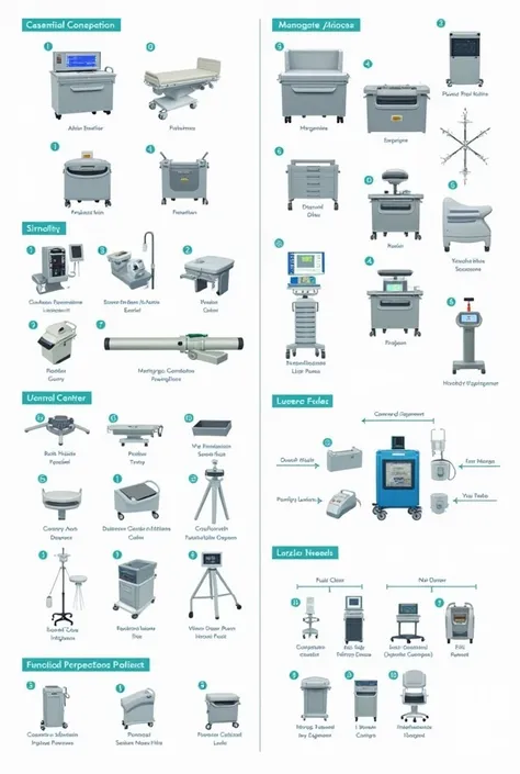 I must make a sheet with only images explaining what is in the surgical center&#39;s UPPS , Can you give me a graphic example?