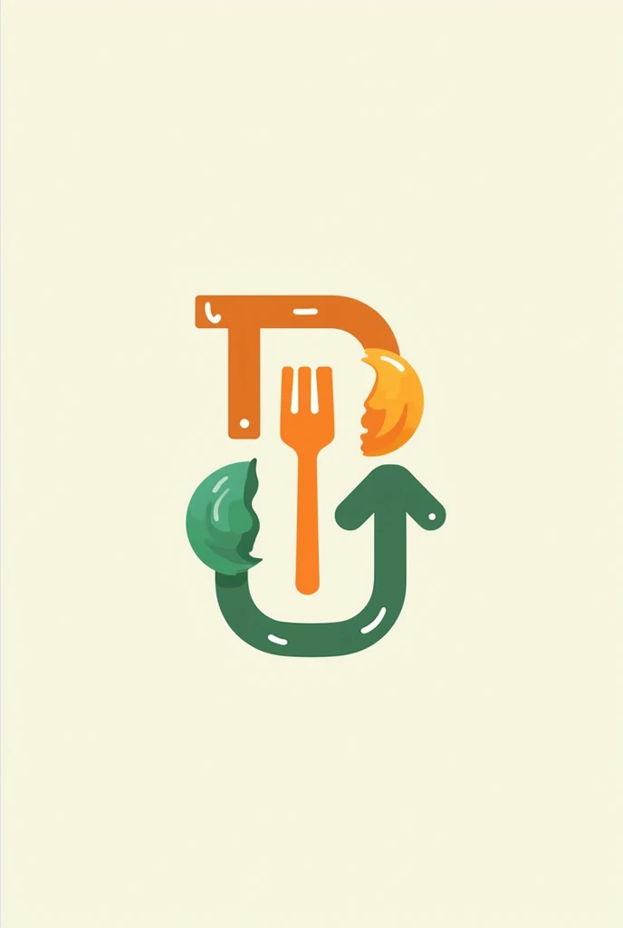 "Design a modern and minimalist logo for a small business called Tap And Taste Delivery Service. The logo should reflect a fresh and convenient food delivery service. Use a combination of a smartphone icon to represent tap and food elements like a fork, sp...