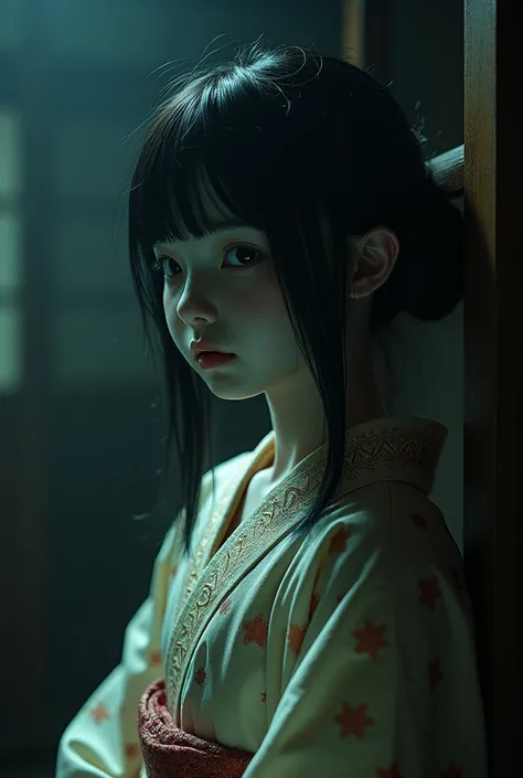 House of Terror、A beautiful Japanese idol girl in a kimono turned into a doll