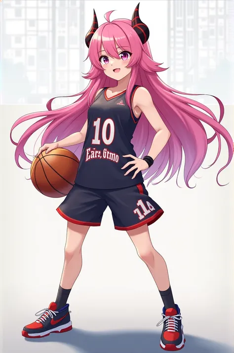 Zero two anime girl in basket ball clothes and hd quality 