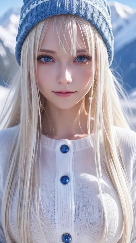 platinum blonde silky hair、masterpiece、best quality、high resolution、highly detailed photos、professional lighting、bangs between t...