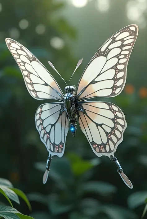 Butterfly with wings ai robotics  flying  beautiful 