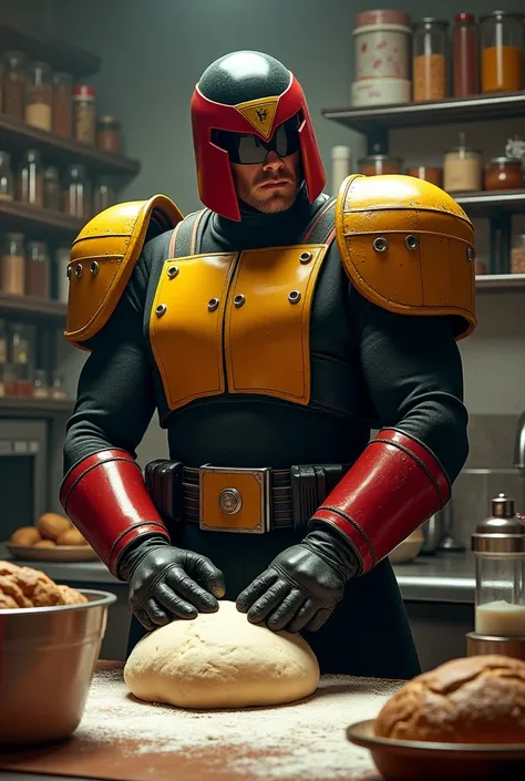 Judge Dredd Baking Bread