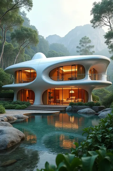 futuristic bungalow house