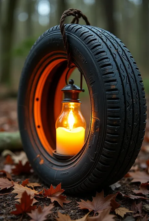 Car tire lantern