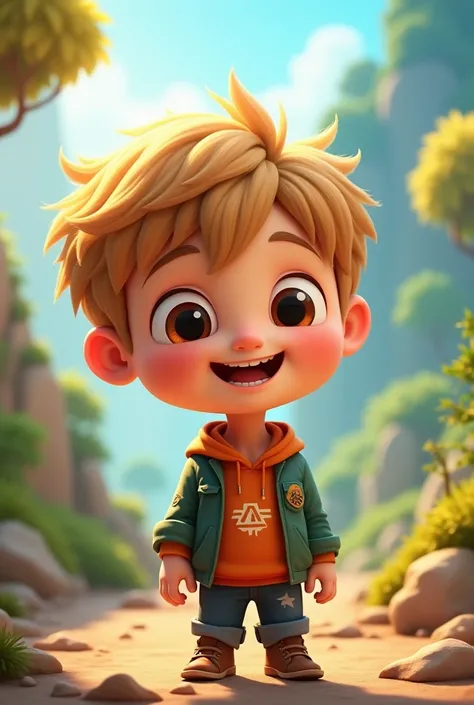 A boy cartoon image 