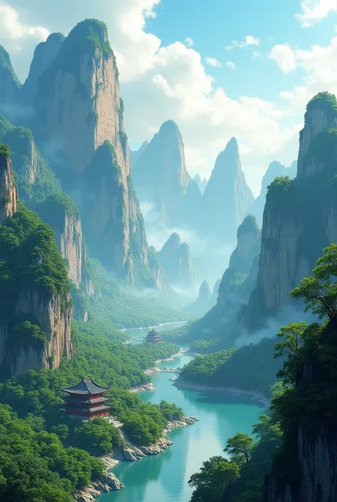 China land mountains