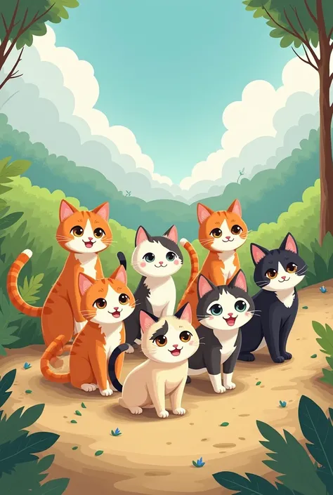 Make a 6 Cat avatar looking for me