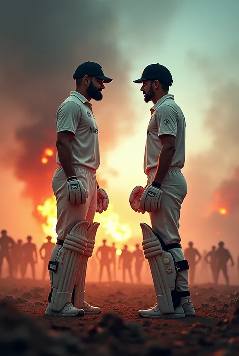 Virat kohli vs dhoni fight world war 

 