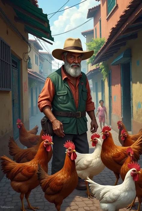 Chicken owner of the favela