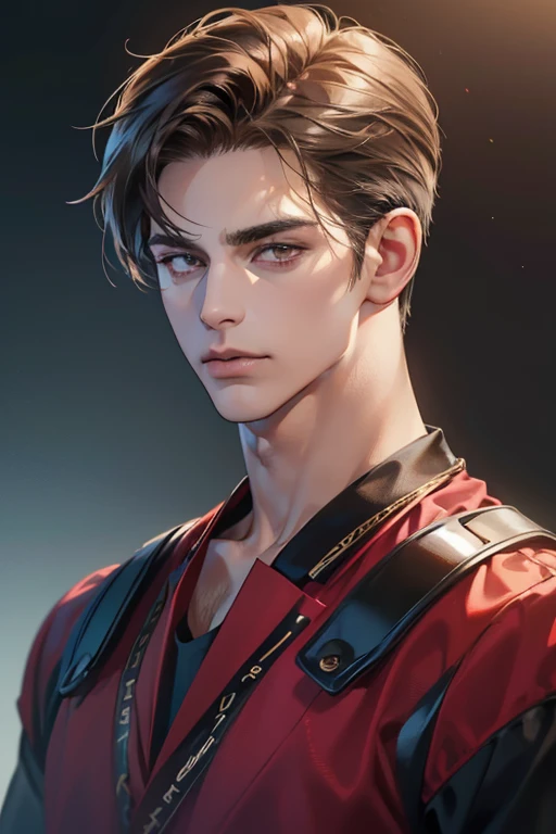 (Best quality,4K,8K,a high resolution,masterpiece:1.2),ultra detailed,(realistic,photorealistic,photo-realistic:1.37),3 man,Beautiful anime,portraits,strong,masculine,dark hair,Sharp jawline,Mesmerizing eyes,Perfectly styled hair,confident expression,brigh...