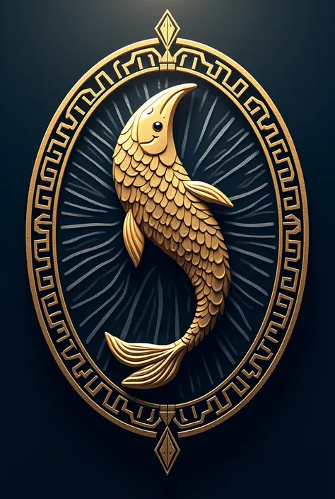 Championship crest using the ichthys