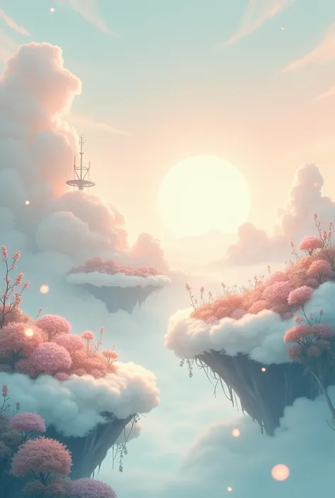 Illustration of background representing sleepy dreamworld 