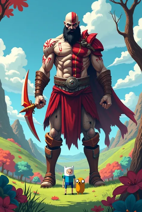 Aventure Time X Kratos 