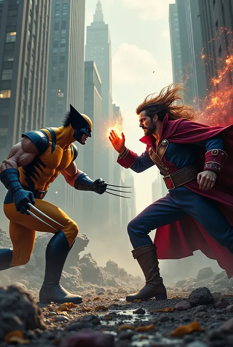 Wolverine and dr.strange vs evil jean gray