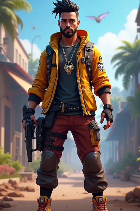 Free fire game Id of minhaj_123 with level 64 rare id