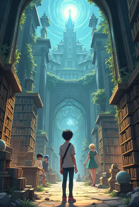 
"Alex, a typical college student, discovers amysterious, old book in their university library. When they accidentally open it, they are transported into the world of their favorite anime. Now, Alex must navigate the complexities of this new world and inte...