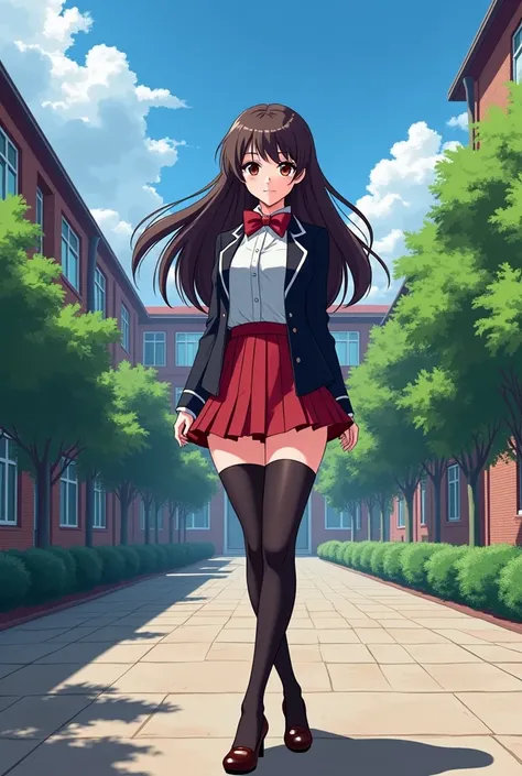 Big ass school babe anime