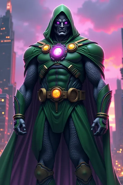 Doctor Doom in futuristic art 