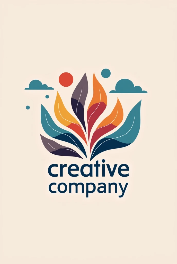 Create a modern and elegant logo for my company called "Creative Company". Design should reflect innovation and creativity, aligning with the slogan: "Creative Company - Turn Ideas into Impact". The logo must be visually appealing and convey a sense of pro...