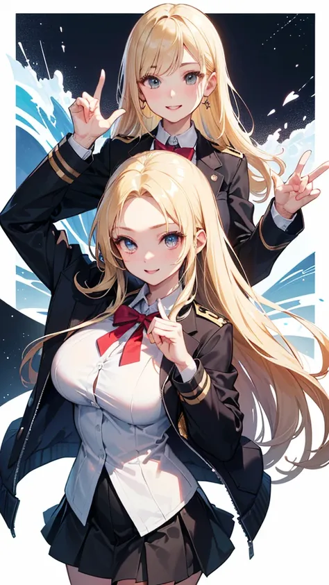 
forehead:1.3、(((((forehead:1.3、Big Breasts:10.0、、tie、Checked skirt:1.3、whiteいタイツ、uniform:1.3、Dress shirt:1.3、Precision Hands:10.0、Accurate hands:10.0、Five Fingers:10.0、idol uniform:1.3、wearing jacket:1.3、super long hair、smile)))))、(((forehead:1.3、white髪のb...