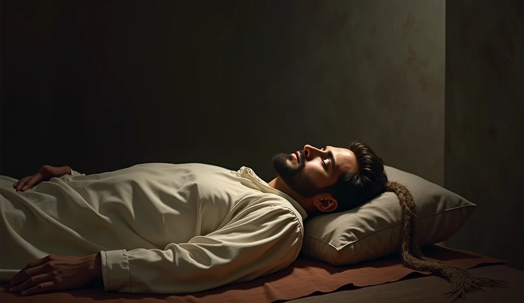 A calmer view of Matthew: An alternative image representing Matthew in his final moments, perhaps suggesting the ancient tradition that he died of natural causes, although this idea is not widely accepted.