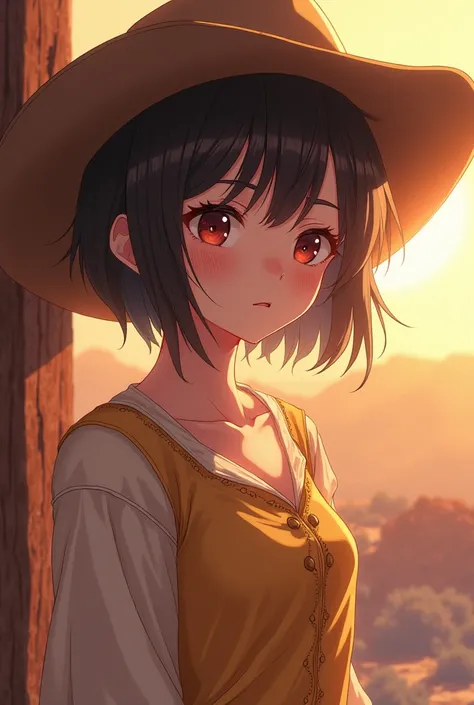 Shortcuts, chest, Blushing, Cowboy Shot, Anime Style, Nipples