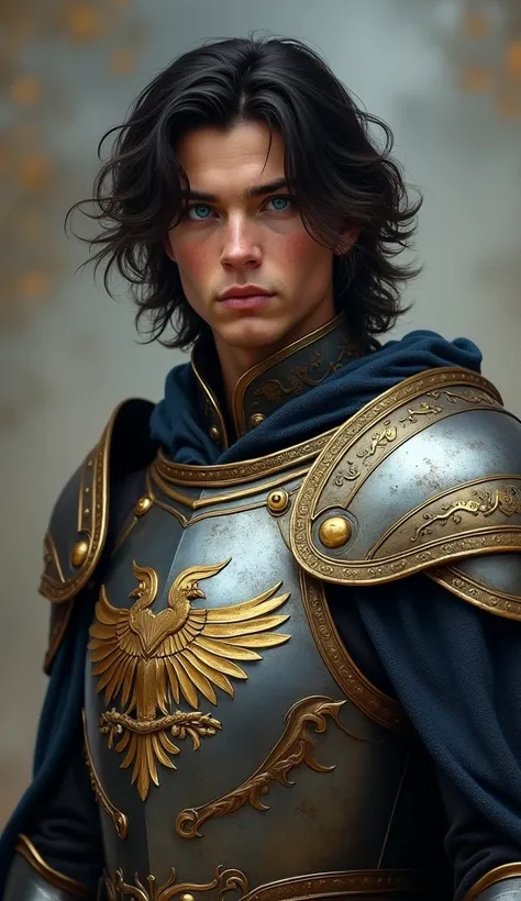 King Aric of Eldorian Age: 2
Appearance: Aric is a tall man with a noble bearing., with broad shoulders and a firm posture. Your eyes are deep blue, inherited from their royal lineage, and her dark, wavy hair falls to her shoulders. Ele veste uma armadura ...