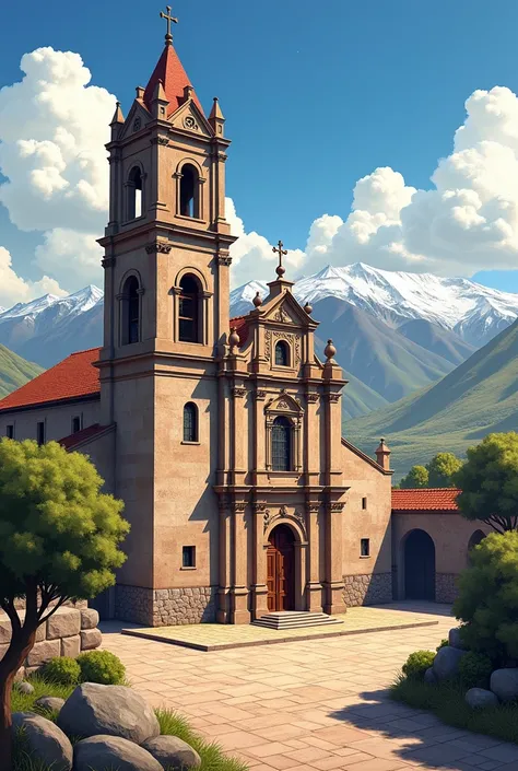 Recoleta Church of Cajamarca to draw
