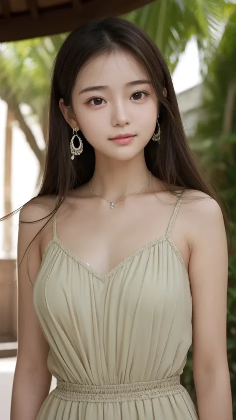 ((masterpiece)), ((photo realistic:1.3)), (highest quality), Japanese girl, 15years old, (flat chest:1.3), thin eyebrows, shiny eyes, (big breasts eyes, broad jawline, puffy face, baby face), (tearful face, laugh out:1.3), (no make up:1.4), light brown hai...