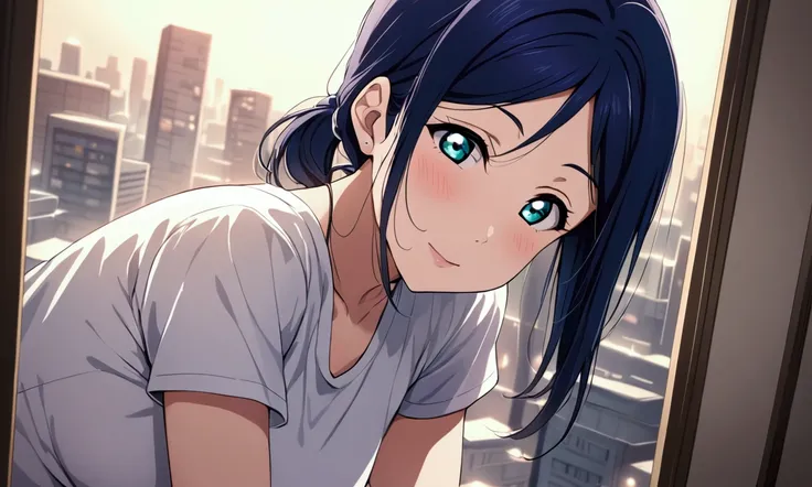 Love Live adult Kanan Matsuura, masterpiece, highest quality, figured, solo, The city where you are touched naughtily