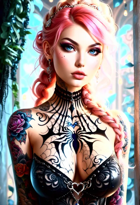 beautiful digital artwork, beautiful digital art, detailed beautiful face, 10k high quality detailed art, very beautiful digital art, digital art. highly detailed, beautiful detailed body, Create a hyper detailed photograph of a model perfectly simetrical ...