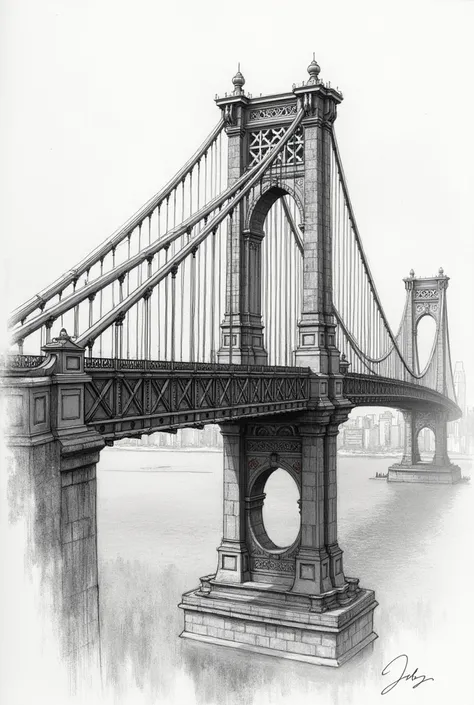 Sketch of a bridge