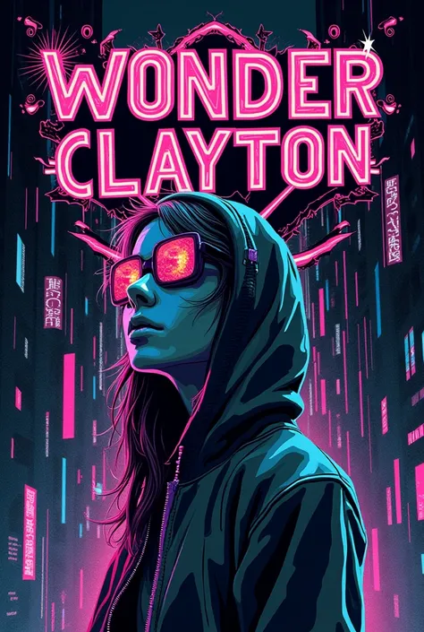 wonderclayton psychopunk 33 written in psychedelic letters
