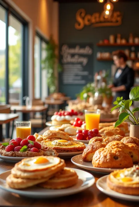 Create a breakfast sales event,