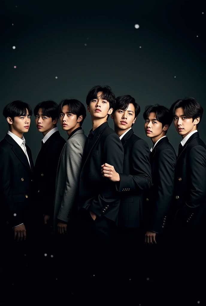 The Boyz for profile picture with black background 
