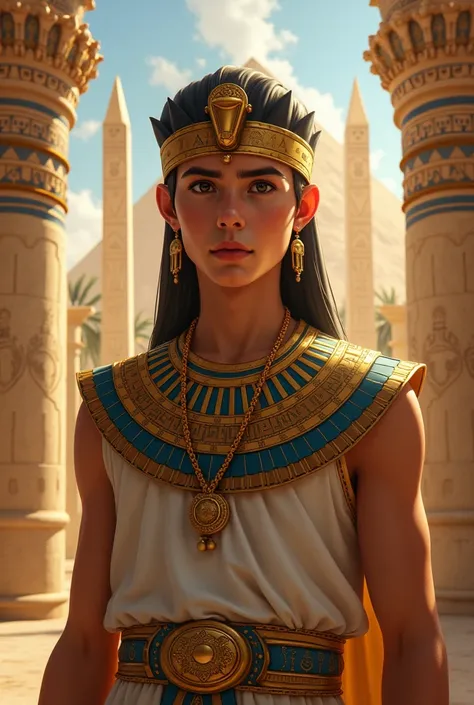 A slightly younger male heir to the Egyptian empire