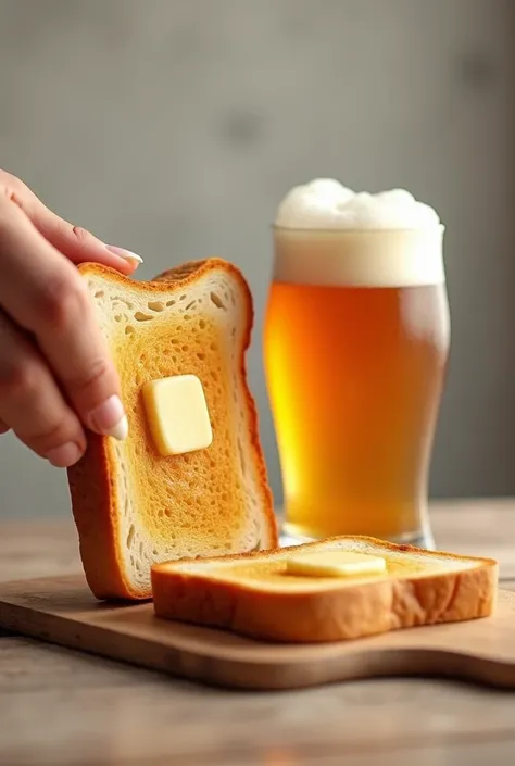 A toast with beer